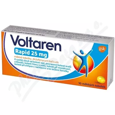 Voltaren Rapid 25mg cps.mol. 10 I CZ