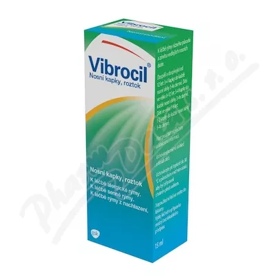 Vibrocil 2,5mg/ml+0,25mg/ml nas.gtt.sol. 1x15ml PL