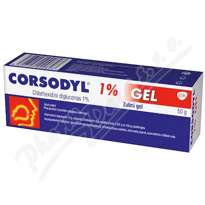 Corsodyl 1% żel 1x50g