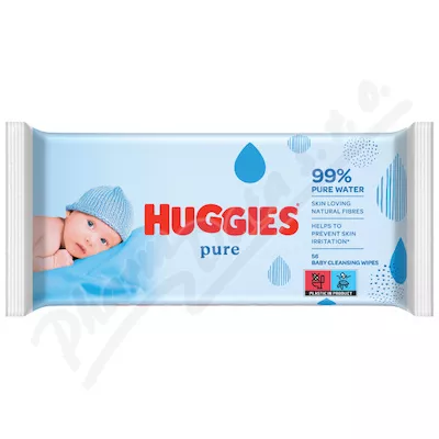 Chusteczki nawilżane HUGGIES Pure 56 szt