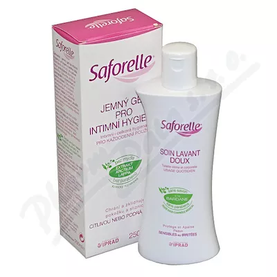 SAFORELLE żel do higieny intymnej 250ml - intimní hygiena, ubrousky,intimní vlhčené ubrousky,ubrousky na intimní hygienu,