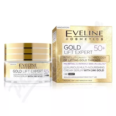 EVELINE GOLD LIFT Expert Krem na dzień/noc 50+ 50ml