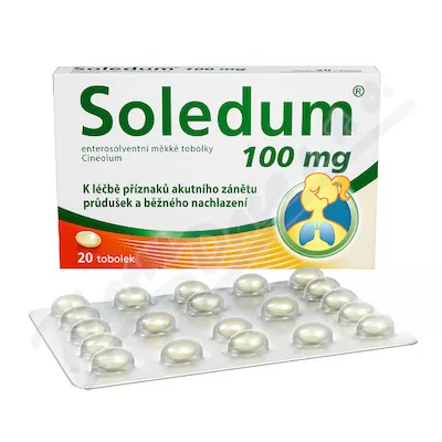 Soledum 100mg enterosolvent softgels tob.20