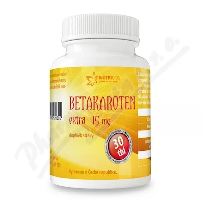 Nutricius Betakaroten Extra 15 mg 30 tabletek