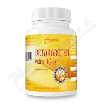 Nutricius Betakaroten Exra 15 mg 100 tabletek