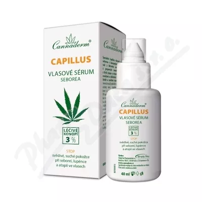 Cannaderm Capillus serum do włosów łojotok 40ml