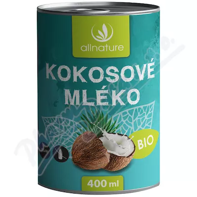 Organiczne mleko kokosowe Allnature 400ml