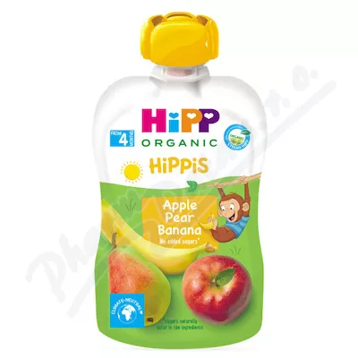 HiPP Hippis Jabłko-Gruszka-Banan BIO 4m 100g