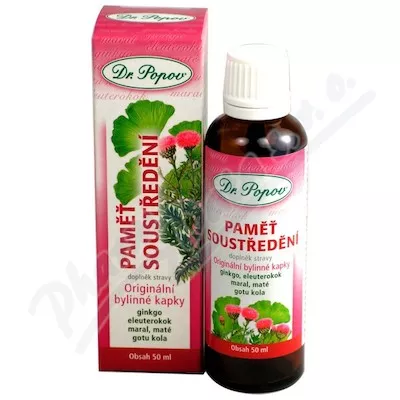 Dr.Popov Herbal Drops Memory-Concentration 50ml