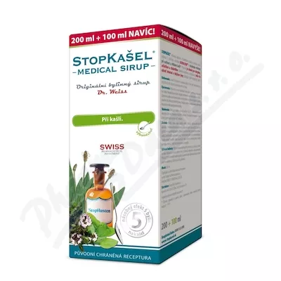 STOPKAŠEL Syrop medyczny Dr. Weiss 200+100ml WIĘCEJ