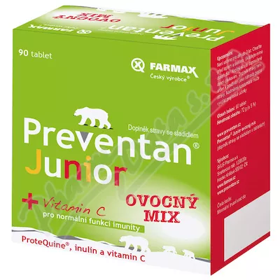 Preventan Junior mieszanka owocowa tbl.90