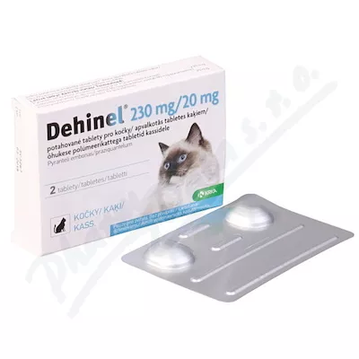 Dehinel 230mg/20mg dla kotów tbl.2