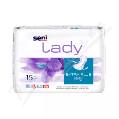 Seni Lady Extra Plus Wkładki przeciw nietrzymaniu moczu 15szt