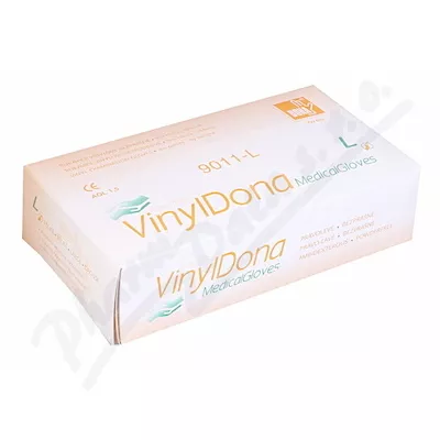 VinylDona hand.examination.vinyl.dustless.size L 100pcs