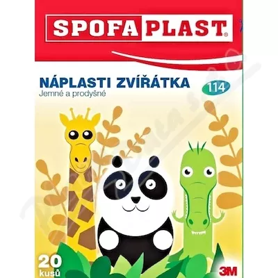 3M Spofaplast 114 Plastry dla dzieci Zwierzęta 20szt