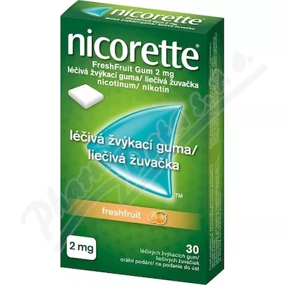 Nicorette FreshFruit Gum 2mg guma.mnd.30