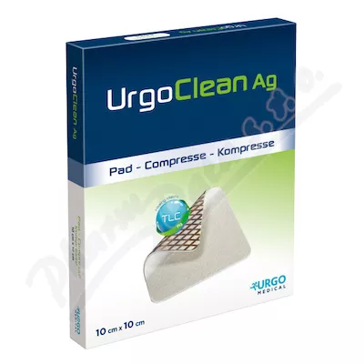 URGOCLEAN AG, KRYTÍ ABSORPČNÍ S LIPIDOKOLOIDNÍ ČÁSTÍ, SE STŘÍBREM