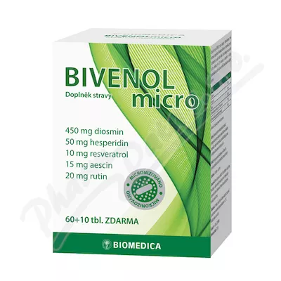 Bivenol micro tbl.60+10 free