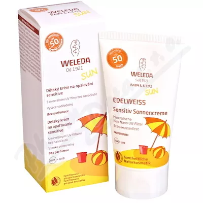 WELEDA Baby filtr przeciwsłoneczny SPF50 sensit.50ml