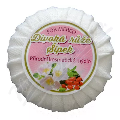 Přírodní kosmetické mýdlo DIVOKÁ RŮŽE & ŠÍPEK 100g