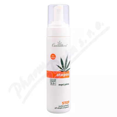 Cannaderm Atopos mycí pěna NEW 180ml