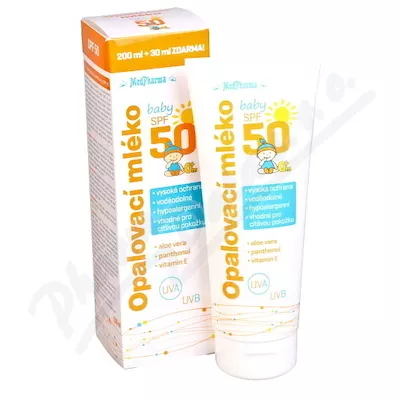 MedPharma Opal.mléko SPF50 baby 200ml+30ml ZDARMA