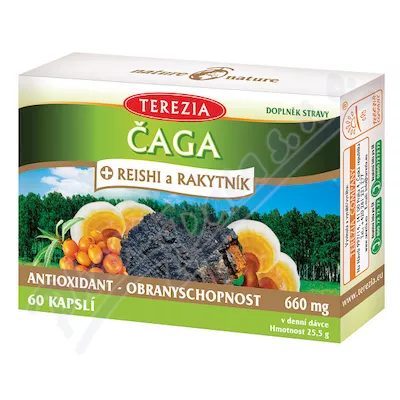 TEREZIA Chaga+Reishi i rokitnik zwyczajny cps.60