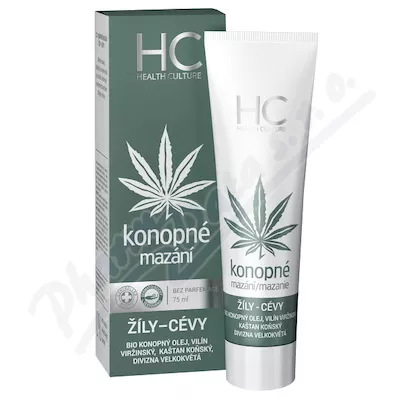 Konopné mazání žíly-cévy 75ml