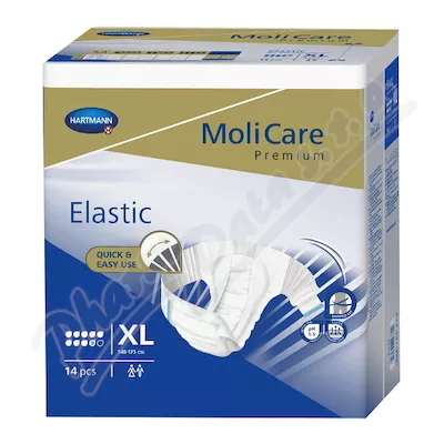 MOLICARE ELASTIC 9 cap XL 14szt (MoliCare Elastic XL)