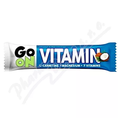 GO ON Vitaminová tyčinka L-carnitin kokos 50g