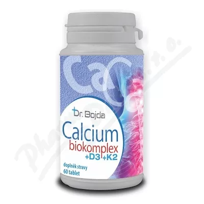 CALCIUM Biocomplex z witaminami D3 i K2 tbl.60 Dr.Bojda