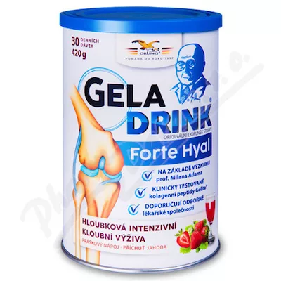 Geladrink FORTE HYAL napój w proszku truskawka 420g