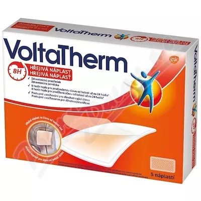 VoltaTherm jest ciepły. plaster łagodzący ból pleców 5szt