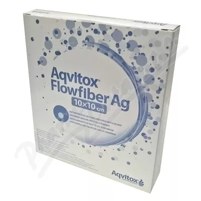 Aqvitox Flowfiber Ag 10x10cm antybakteryjny 10szt