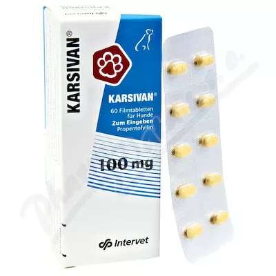 Karsivan 100mg tbl.60x100mg - Veterinární přípravky a potřeby pro vaše mazlíčky.