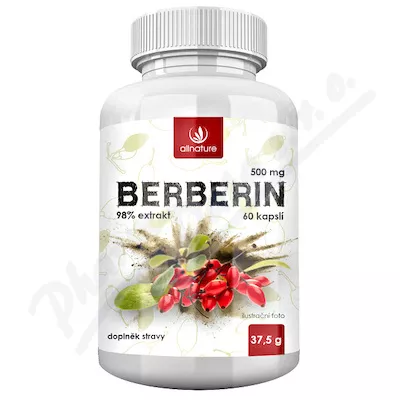 Allnature Berberine Extract 98% 500mg cps.60