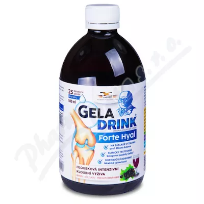 Geladrink FORTE HYAL biosol czarna porzeczka 500ml