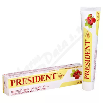 PRESIDENT pasta do zębów w żelu dla dzieci 6+ lat truskawka 50ml