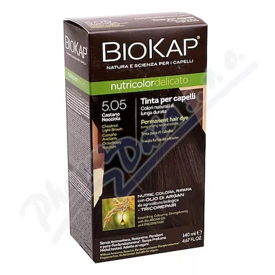 BIOKAP Farba do włosów 5.05 Brązowy jasny kasztan 140ml