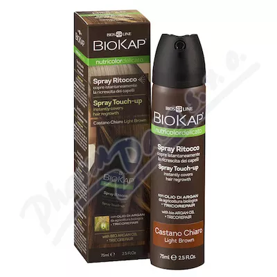 BIOKAP Spray Touch Up krycí sprej Hnědý světlý75ml