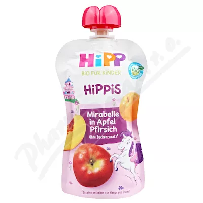 HiPP Hippis Jabłko-Brzoskwinia-Mirabelka BIO 1r 100g