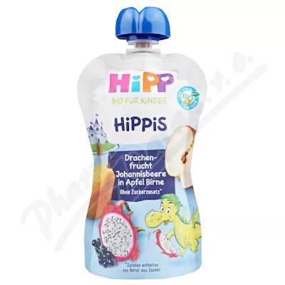 HiPP Hippis jabłko-gruszka-smok owczy-rabarbar organiczny 1r 100g