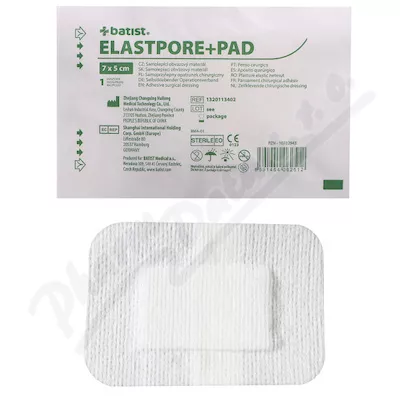 ELASTPORE+PAD náplast samolep.sterilní 5x7cm 1ks