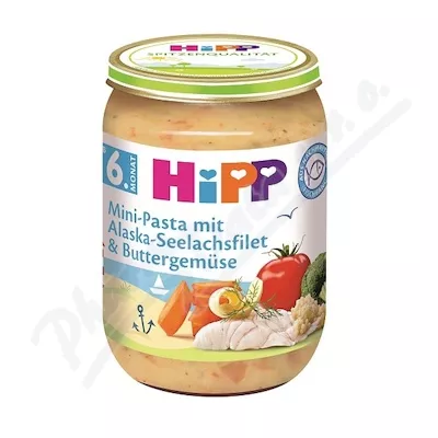 HiPP Makaron z dorszem w maślanych warzywach 6+m 190g