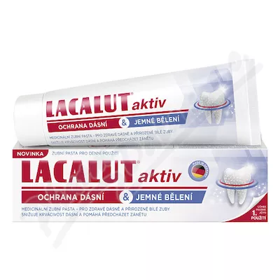 Lacalut Aktiv ochr.dásní&jem.bělení zub.pasta 75ml