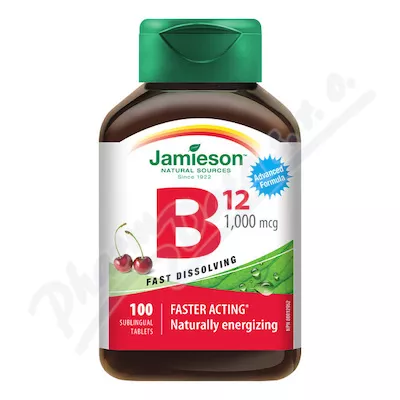 JAMIESON Witamina B12 1000mcg wiśnia tbl.100