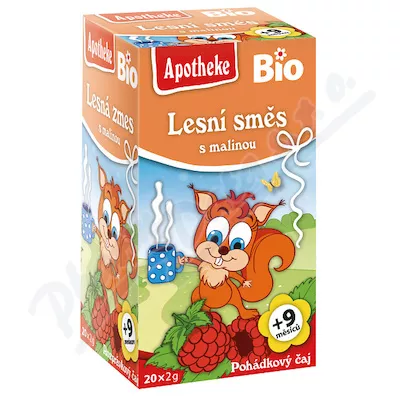 Organiczna herbatka dla dzieci Mieszanka leśna z maliną 20x2g