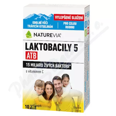 NatureVia Laktobacily 5 ATB cps.10