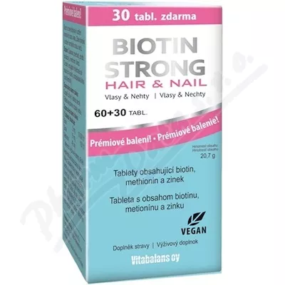 Biotin Strong Hair&Nail tbl.60+30