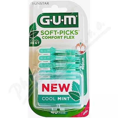 GUM SoftPicks comfort flex Mint 40szt G670M40